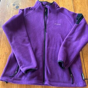 Womans xl Columbia zip up fleece